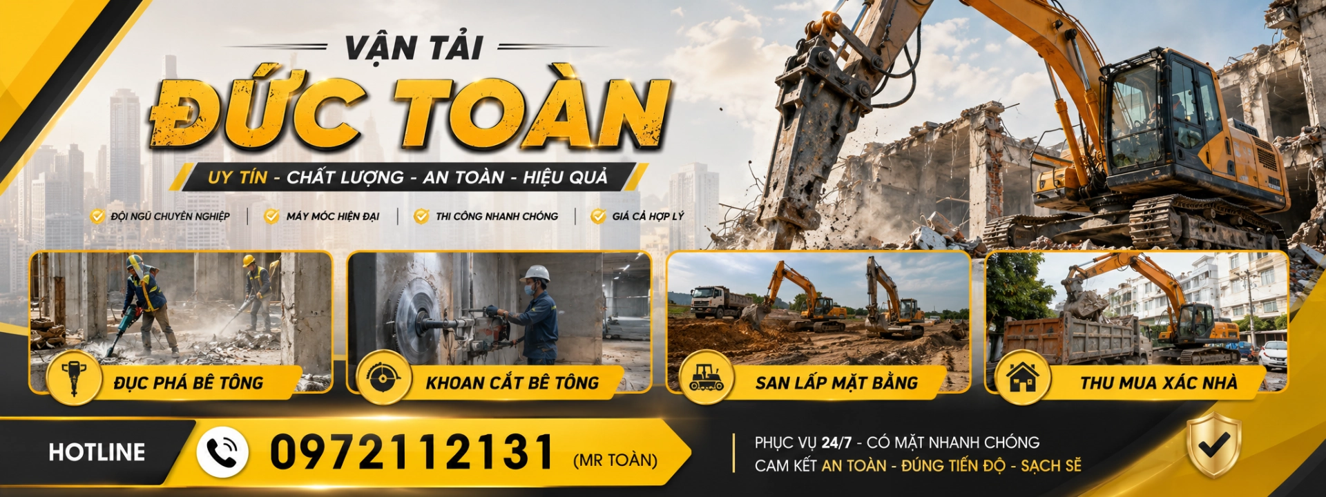 cắt đường bê tông Nhà Bè
